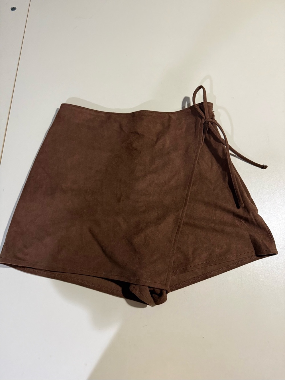 Abercrombie faux suede skort